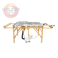 Scie à table coulissante portable avec fonctions de coupe et de rainurage en biseau à 45 degrés Conception pliable à moteur 220V