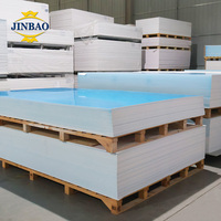 Panneau en mousse PVC laminé ignifuge sans plomb Jinbao, motifs imprimés pour extérieur, 1,22 x 2,44 m, prix fabricant Chine, personnalisable