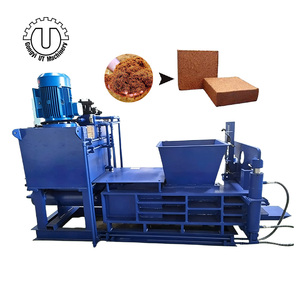 Máquina Industrial Hidráulica para Briquetas de Turba de Coco, Prensa Empacadora de Aserrín, Máquina Automática para Fabricar Bloques de Fibra de Coco, Ahorro de Energía - Product Image 1