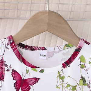 Robe coréenne sans manches pour filles, motif floral exquis, style décontracté élégant, tenue mignonne de petite princesse - Product Image 2