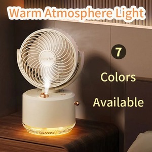 Mini ventilateur électrique de pulvérisation USB Rechargeable maison chambre bureau Portable <span class=keywords><strong>sans</strong></span> <span class=keywords><strong>fil</strong></span> plafond Camping refroidisseur d'air circulateur conditionneur - Product Image 5