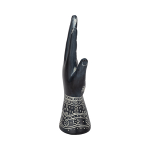 Statuetta in Resina a Forma di Mano con Tatuaggi, Simboli Artistici per Decorazione Casa, Ufficio, Bagno, Soggiorno, Esposizione su Scaffale - Product Image 3