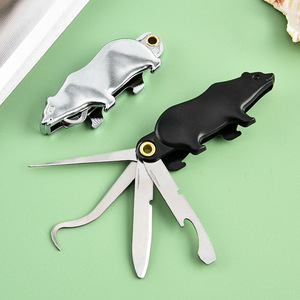 New 304 stainless steel multi-functional <b>toothpick</b>, knife, tooth pick, portable ultra-fine anti-clogging hook, bottle opener, - Product Image 3