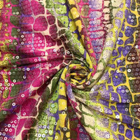 Tissu à paillettes brodées en tissu péruvien suisse Fashional 2022