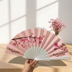 Ventilateurs personnalisés 2023, ventilateurs pliables en plastique, cadeau promotionnel, ventilateur portable, souvenirs, cadeaux - Product Image 3