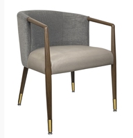 Fauteuil moderne et élégant Mobilier de maison Fauteuil de salle à manger Chaise de salle à manger résistante aux taches pour personnes âgées et soins à domicile