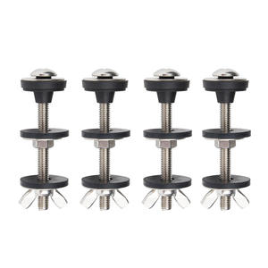 Kit de tornillos de montaje para tanque de inodoro, 2 uds., pernos antifugas de acero inoxidable 304 con arandelas de sellado de goma para piezas de repuesto de inodoro - Product Image 4