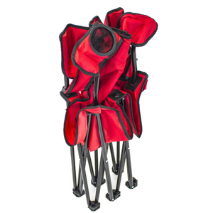 Portable pliable lits extérieure pique-nique oxford plage causeuse pliant couple <span class=keywords><strong>2</strong></span> homme double doublé double chaise de <span class=keywords><strong>camping</strong></span> avec porte-gobelet - Product Image 5