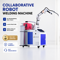 Robot de soudage collaboratif industriel pour la fabrication de métaux lourds, cobot soudeur