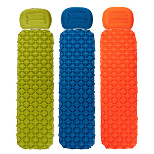 Outdoor Single Ultra-light Portable Camping <b>Mat</b> Foldable Nest Sleeping <b>Mat</b> <b>Waterproof</b> Moisture-proof Automatic Inflatable - Product Image 1