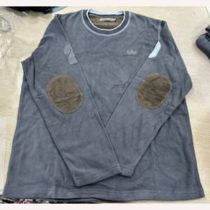 Personalización de fábrica, el <span class=keywords><strong>pijama</strong></span> gris de tela <span class=keywords><strong>polar</strong></span>, color físico cálido - Product Image 3