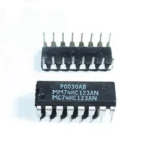 Bom Supplier Monostable Multivibrator 22 ns 16-PDIP MM74HC123AN with great price