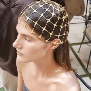 Chaîne <span class=keywords><strong>de</strong></span> <span class=keywords><strong>cheveux</strong></span> tendance en <span class=keywords><strong>strass</strong></span> pour femme, accessoire <span class=keywords><strong>de</strong></span> coiffure <span class=keywords><strong>de</strong></span> mariée en maille, style européen et américain, idéal pour les bals <span class=keywords><strong>de</strong></span> promo - Vente flash - Product Image 1