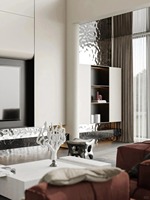 Plans de maison et plans d'étage de villa 3D personnalisés au design moderne avec des solutions de conception graphique pour l'utilisation d'hôtels et d'appartements