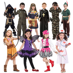 2024 Halloween juegos de rol trajes de vestir disfraz niños Cosplay fiesta carrera uniforme <span class=keywords><strong>faraón</strong></span> egipcio disfraz Halloween disfraz - Product Image 3