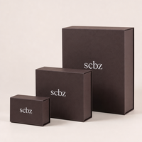 Luxuriöse Maßgefertigte Geschenkverpackungsbox mit Logodruck und Bandverschluss Elegante Hartkarton-Schachtel