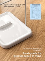 LANZYLO Égouttoir pliable sur pied à un niveau pour couvercles de casseroles, rangement de comptoir de cuisine pour spatules et cuillères de cuisine
