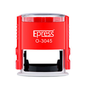 Cap Oval 30 45 mm tinta otomatis kantor membayar plastik pembuat cap karet - Product Image 2