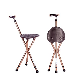 Offre Spéciale Portable <span class=keywords><strong>Canne</strong></span> De Marche avec <span class=keywords><strong>Siège</strong></span> Léger <span class=keywords><strong>Canne</strong></span> <span class=keywords><strong>Siège</strong></span> Béquilles Clip <span class=keywords><strong>pour</strong></span> Seniors Personnalisé En Aluminium Opp Sac Randonnée ABS 500g - Product Image 1