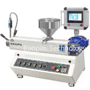 <strong>Small</strong> Benchtop Twin Screw <strong>Extruder</strong> for PP &amp; PE <strong>Plastic</strong> PLC Control with Motor As Core Component for Film Application - Product Image 4