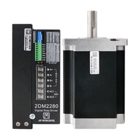 Kit de moteur pas à pas hybride 2DM2280 avec driver pour machine de fraisage CNC NEMA 42 AC 80-240V Marque JMC