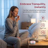 WELLBODY Bolsitas Orales Calmantes Personalizadas para Dormir, Sabor Frambuesa, Acción Rápida para Aliviar el Estrés, Relajación Nocturna, Etiqueta Privada, Empaque OEM