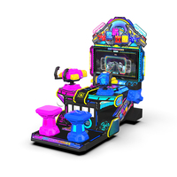 Machine de jeu d'arcade de tir aquatique de 32 pouces à monnayeur - Équipement de divertissement FEC en plastique pour jeux