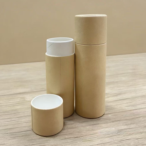 Custom Eco-Friendly Kraft Paper Tube Round Cardboard Tube <b>Packaging</b> For Tea And Coffee - Product Image 4