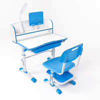 Bureau et chaise pour fille princesse, bureau d'étude réglable en hauteur, tables ergonomiques pour étudiants, bureau d'étude avec tiroirs