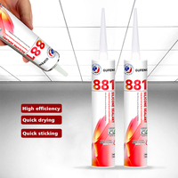 GUFENG 881 Mastic silicone direct pour fissures de béton, pour cadres de fenêtres et de portes