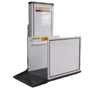 Güvenli ve güvenilir açık elektrikli tekerlekli sandalye asansörü, kavisli merdiven asansörü, dikey eğme bariyersiz kaldırma - Product Image 2