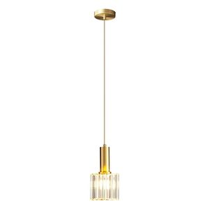 Lámparas colgantes de cristal modernas con hilo de pescar, candelabros pequeños para dormitorio, mesita de noche, Hotel, sala de estar, TV, pared de <span class=keywords><strong>fondo</strong></span> - Product Image 5
