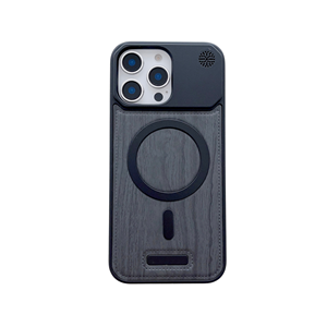Étui de téléphone <span class=keywords><strong>en</strong></span> cuir de <span class=keywords><strong>bois</strong></span> magnétique de haute qualité de luxe pour 13 Pro étanche antichoc logo <span class=keywords><strong>personnalisable</strong></span> étuis de téléphone portable gratuits - Product Image 1