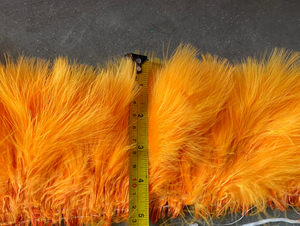 Adornos de costura para disfraces artesanales, pluma de marabú verde de pavo, pluma de sangre teñida de pavo, adorno de pluma de marabú - Product Image 5