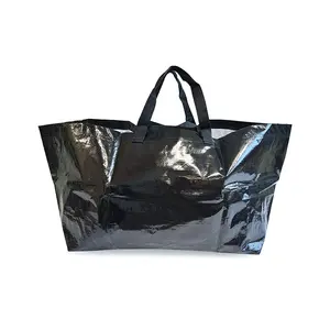 Extra grande reutilizable bolsas para llevar de almacenamiento a granel PP tejido bolsas de la compra