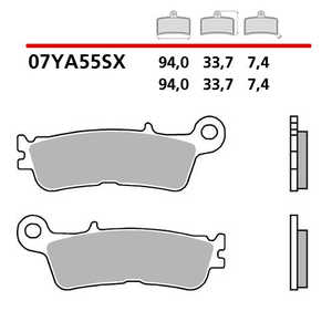 Per Brembo FANTIC 125 XX 22-23 nuove pastiglie anteriori da gara - Product Image 1