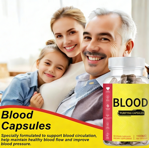 Integratore Erboristico per la Purificazione del Sangue per Adulti, Capsule di Estratto di Radice di Sarsaparilla e Bardana, 60 Capsule, Supporto per il Sangue - Product Image 2