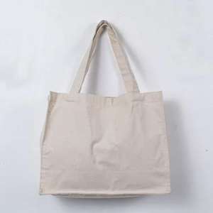 Sac fourre-tout en toile de coton biologique élégant et luxueux pour femmes et filles, motif personnalisé, logo, écologique, réutilisable, sac de courses - Product Image 3