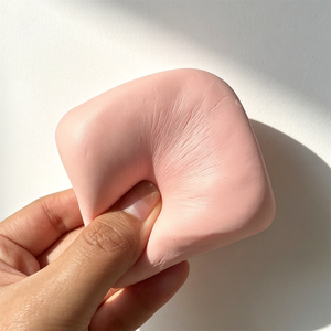 Hawaiian Plastic Bread Roll Toy Squishy <b>Waffle</b> Pattern Soft Touch <b>Block</b> Pink Lover Toast Slow Rebound DIY Gift Party Decoration - Product Image 3