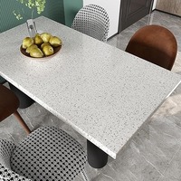 Dalles de terrazzo blanc YDSTONE, simples et élégantes, 60*60cm, en pierre artificielle, pour comptoir de salle de bain et design de table intérieur