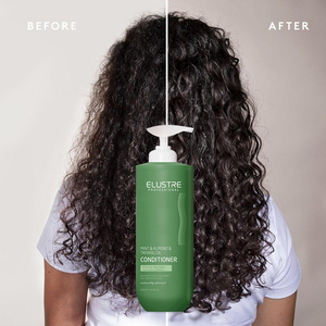 Après-shampoing pour cheveux bouclés et secs à l'huile de Tamanu, menthe et amande |   Formule de crème nourrissante premium |   Hydratant Rafraîchissant Anti-Frisottis |   OEM Privé - Product Image 1