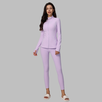 Ropa deportiva, conjunto de ropa de Yoga para mujer, traje de Yoga de dos piezas conjuntos de Fitness para gimnasio, conjunto de
