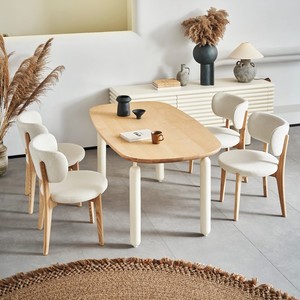Sedia da Pranzo Moderna con Schienale Alto per Casa e Ufficio, <span class=keywords><strong>Mobili</strong></span> in <span class=keywords><strong>Legno</strong></span> Massello per Soggiorno e Cucina - Product Image 2