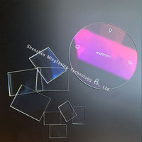 Revêtement Double face Anti-reflet OEM verre de saphir ultra-léger AR verre trempé lentille de panneau de verre Gorilla