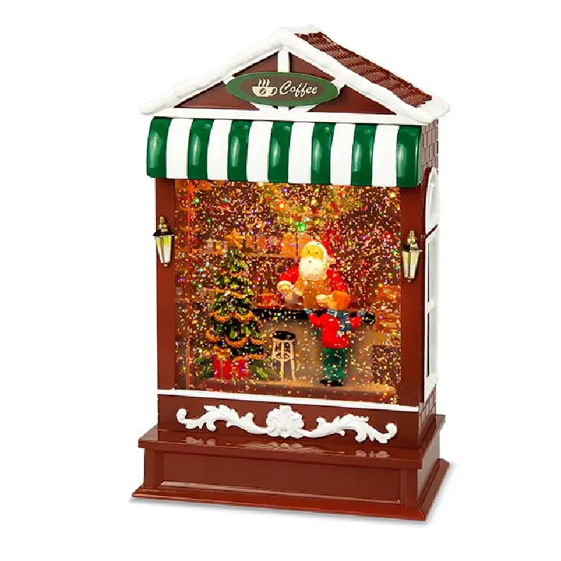 Offres Spéciales Noël Décoration de la maison LED Globe d'eau Père Noël Lanterne