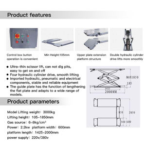 UE-<span class=keywords><strong>C40</strong></span> 2019 chaude électrique d'ascenseur de voiture de Haute Qualité Portable Ultra-mince Petit ascenseur de voiture de ciseaux d'équipement de machine Pour Le <span class=keywords><strong>prix</strong></span> De Vente - Product Image 2