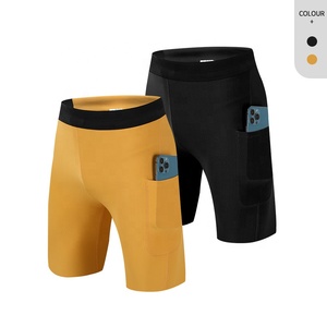 Nuevos Pantalones Cortos Deportivos para Hombre, Estilo Motociclista y Ciclista, para Gimnasio, con Bolsillo para Teléfono - Product Image 3