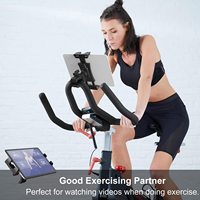 Support de tablette et smartphone robuste à pince pivotante à 360 degrés pour bureau, utilisation en intérieur, matériau ABS