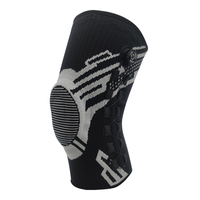 Genouillère à bouton réglable pour hommes et femmes, idéale pour la course, le fitness, le basketball, avec compression et ressort antidérapant