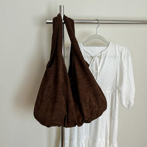 Bolso Tote <span class=keywords><strong>Vintage</strong></span> para Mujer, Bolso de Mano Elegante de Gran Capacidad para el Trabajo, Bolso de Hombro de Gamuza - Product Image 5